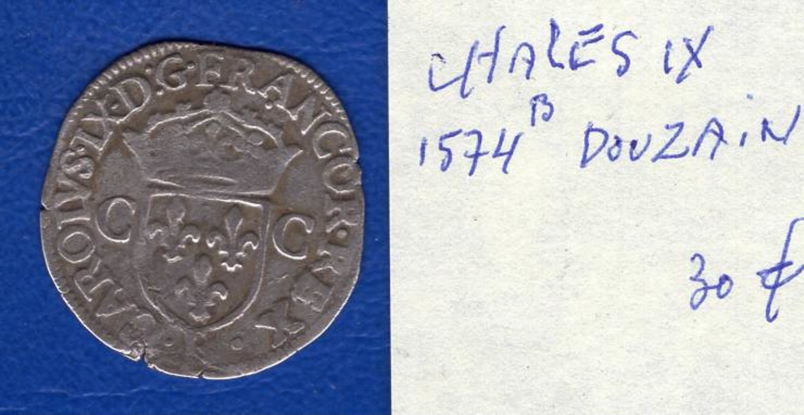Charles Ix  Douzain  1574  B - 1560-1574 Charles IX