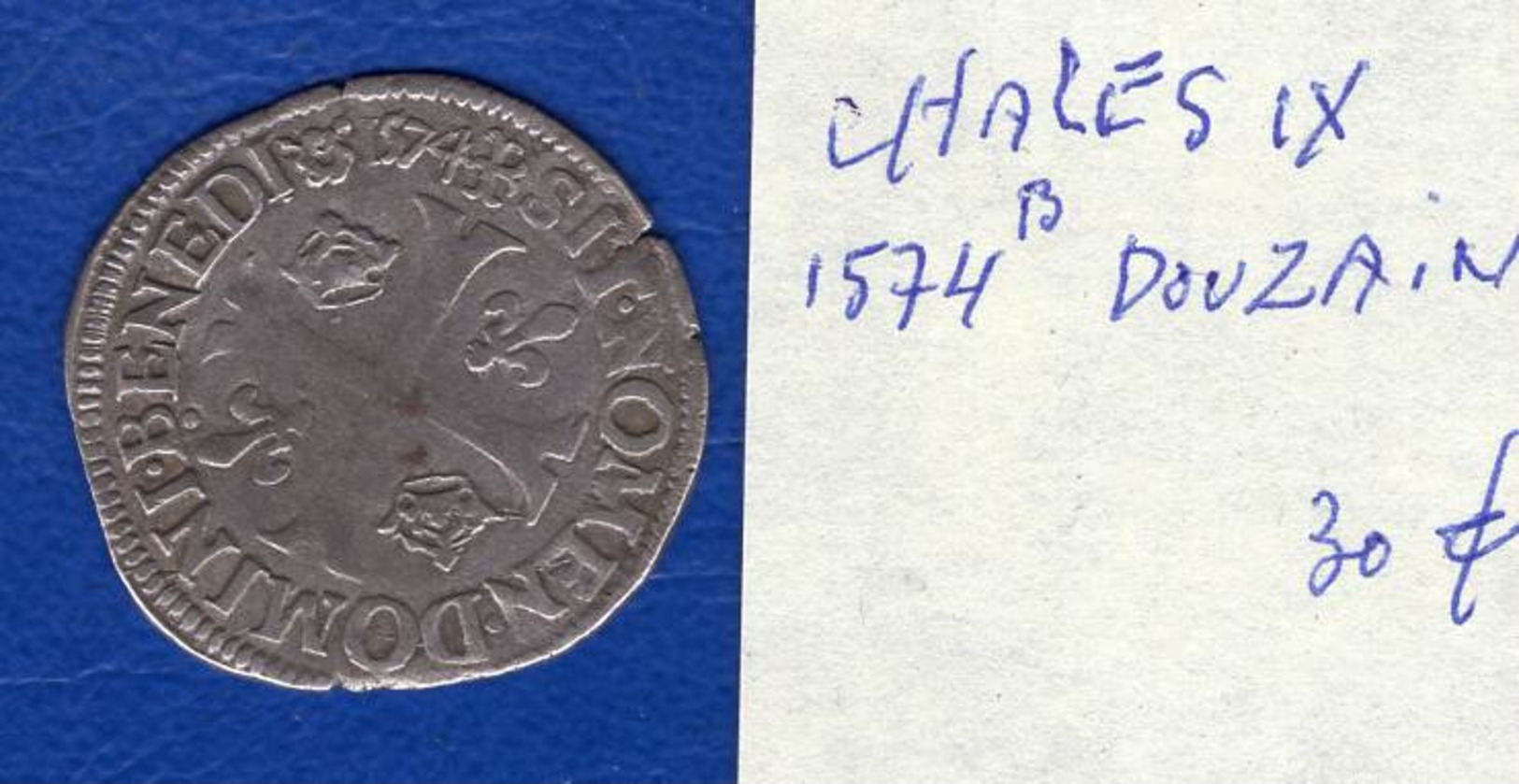 Charles Ix  Douzain  1574  B - 1560-1574 Charles IX