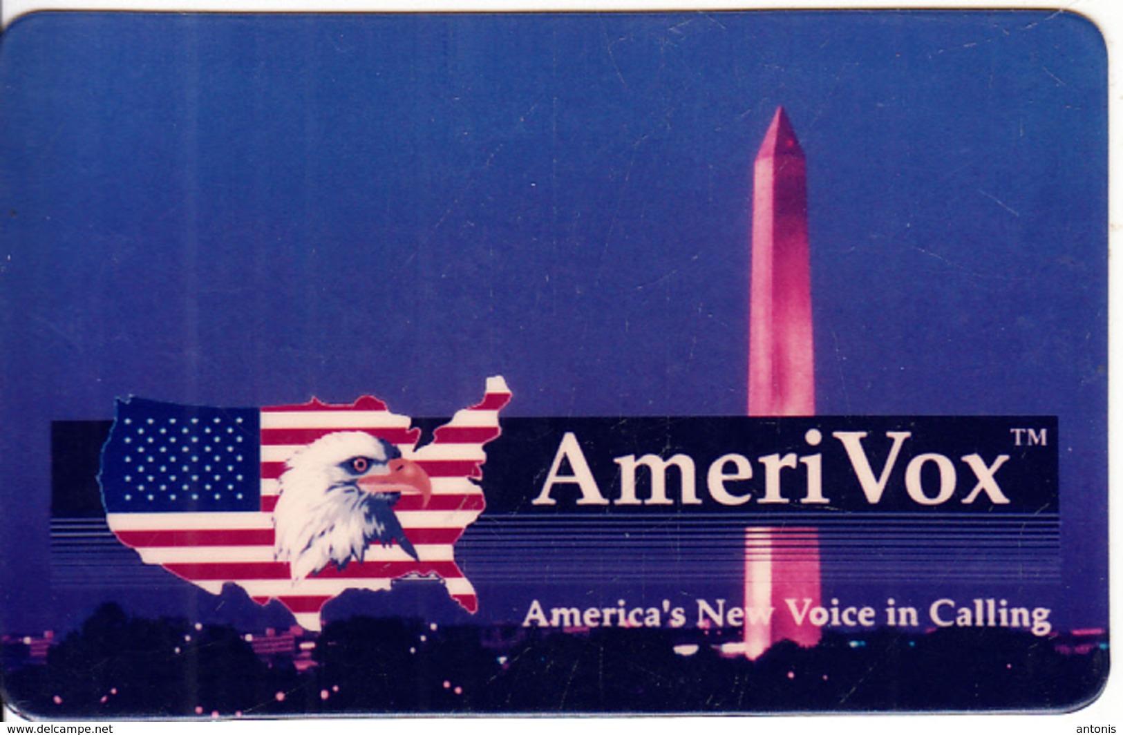 USA - Amerivox Prepaid Card - Amerivox