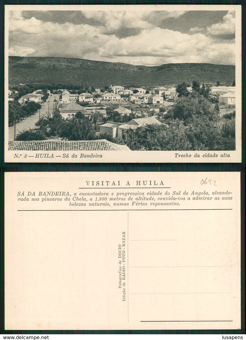 PORTUGAL - ANGOLA   [ 0692  ] - HUILA - SÁ DA BANDEIRA TRECHO DA CIDADE ALTA - Angola