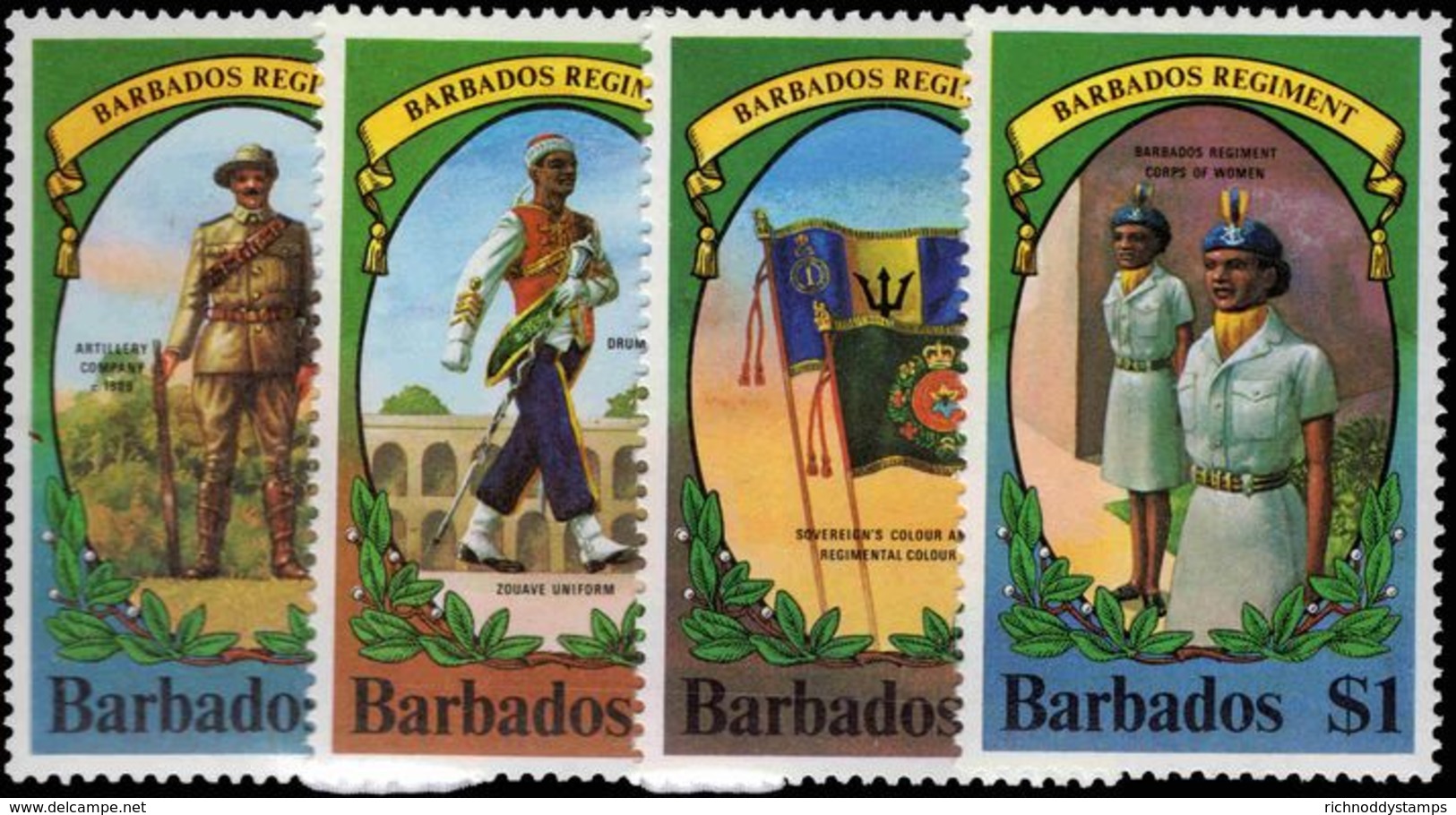 Barbados 1980 Barbados Regiment Unmounted Mint. - Barbados (1966-...)