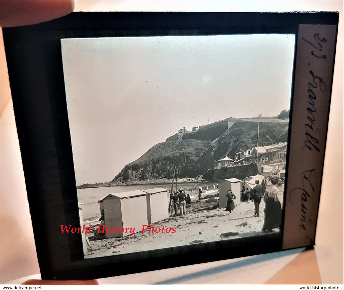 Photo Sur Plaque De Verre Début XXe - GRANVILLE - Plage & Casino - Manche Normandie - Diapositiva Su Vetro