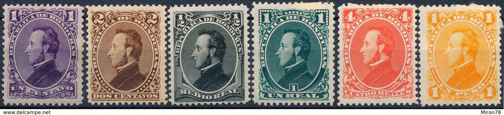 Stamps Honduras 1878-89  Mint Lot4 - Honduras