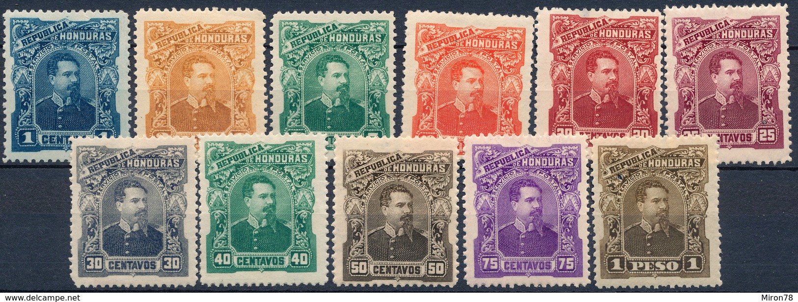Stamps Honduras 1891  Mint Lot5 - Honduras