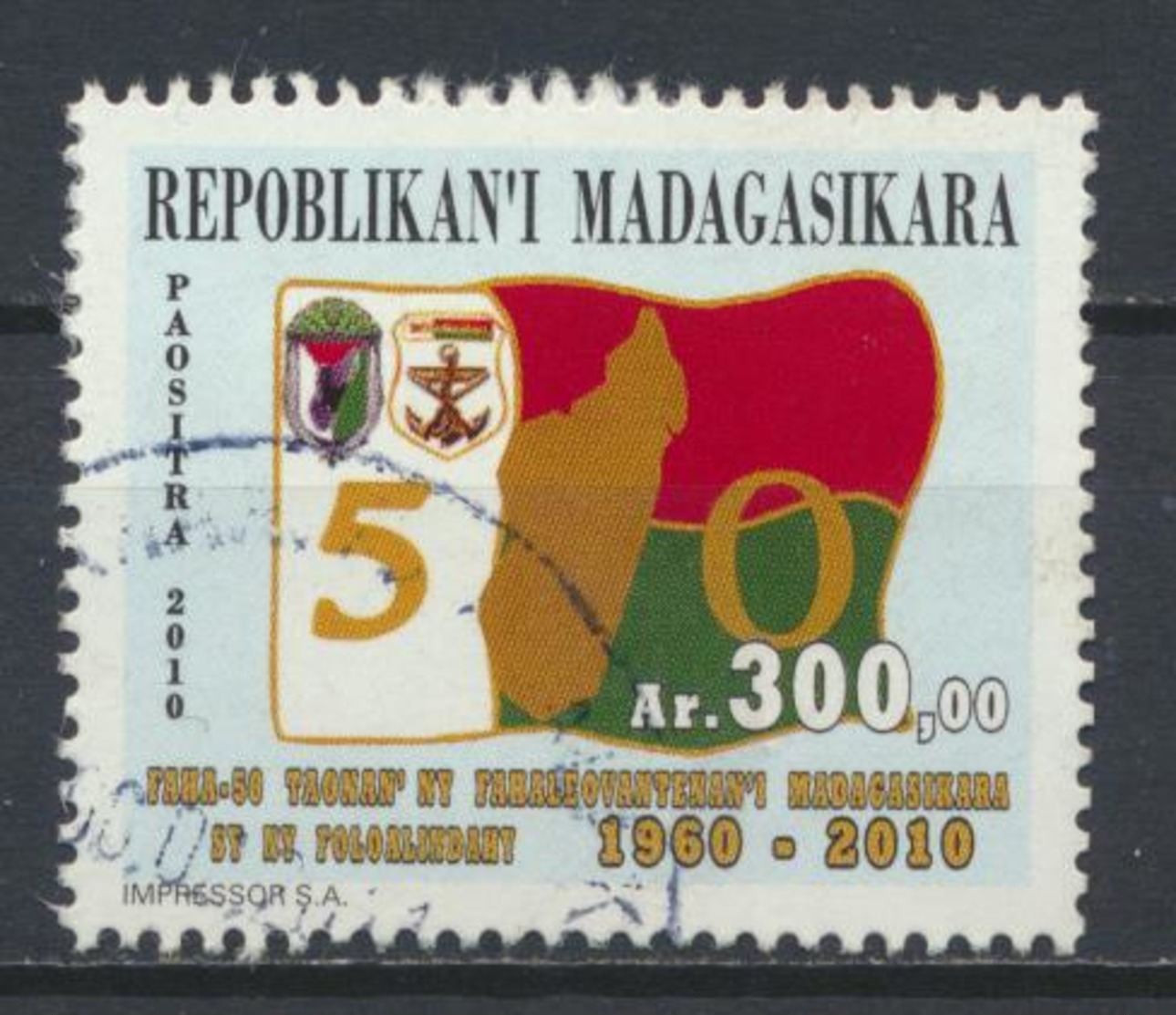 °°° MADAGASCAR - Y&T N°1899 - 2010 °°° - Madagascar (1960-...)