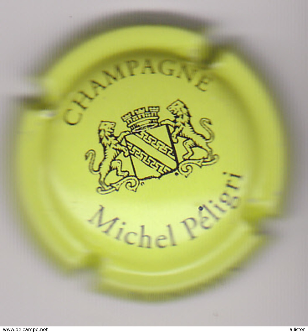 Capsule Champagne PELIGRI Michel ( Nr ; Vert-jaune Et Noir ) {S06-19} - Autres & Non Classés