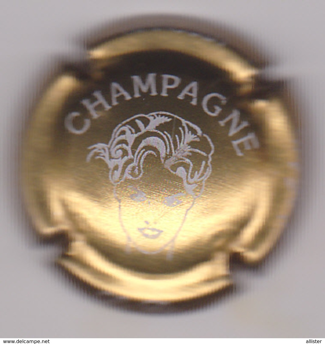 Capsule Champagne FEE D'ARLETTE ( 7b ; Or Foncé Et Blanc ) 5€ {S03-19} - Autres & Non Classés