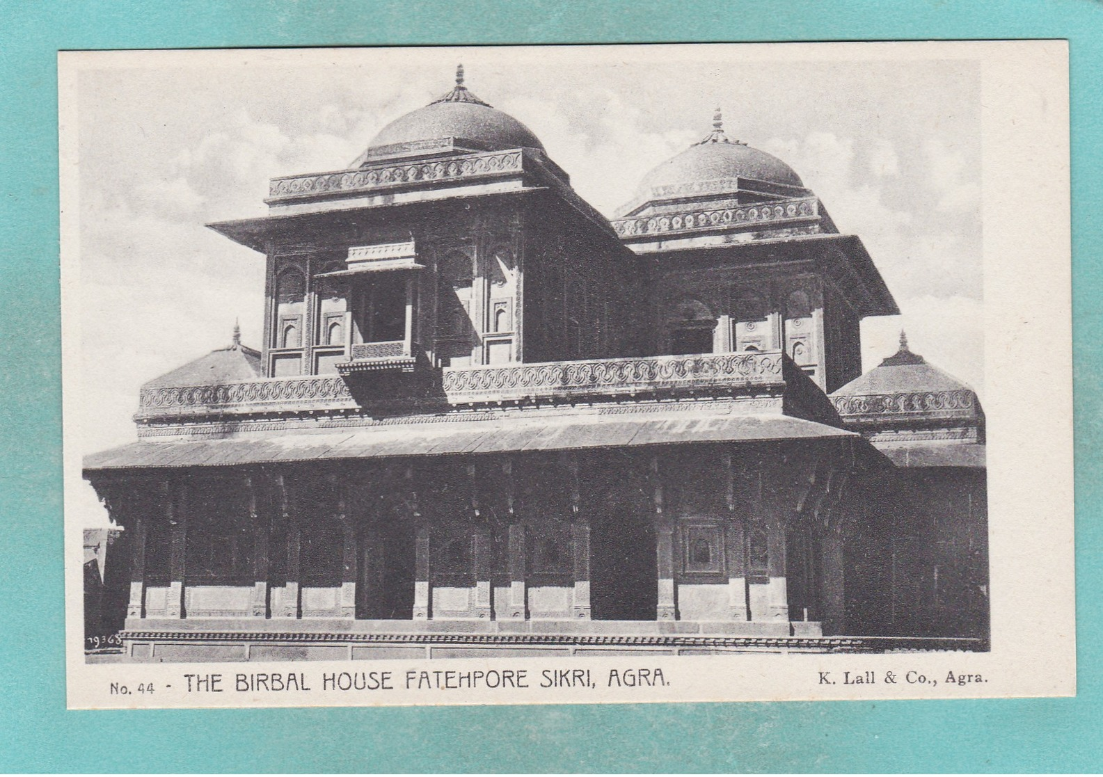 Small Post Card Of The Birbal House,Fatehpore Sikri,Agra,Uttar Pradesh, India,Y75. - India