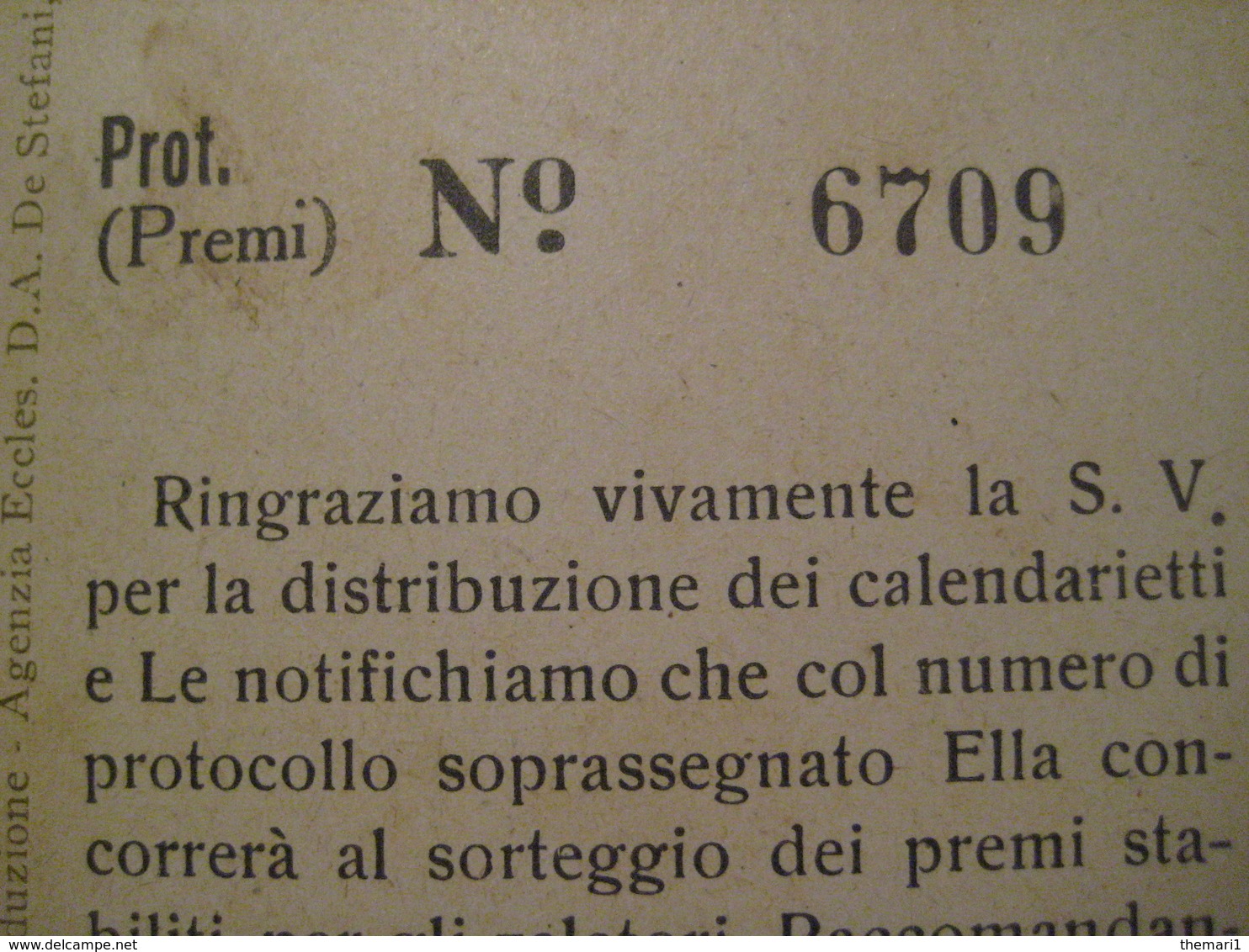 CARTOLINA RAVENNA INTERESSANTE RIFERIMENTO A CALENDARI SORTEGGIO PREMI NUMERO - Billets De Loterie