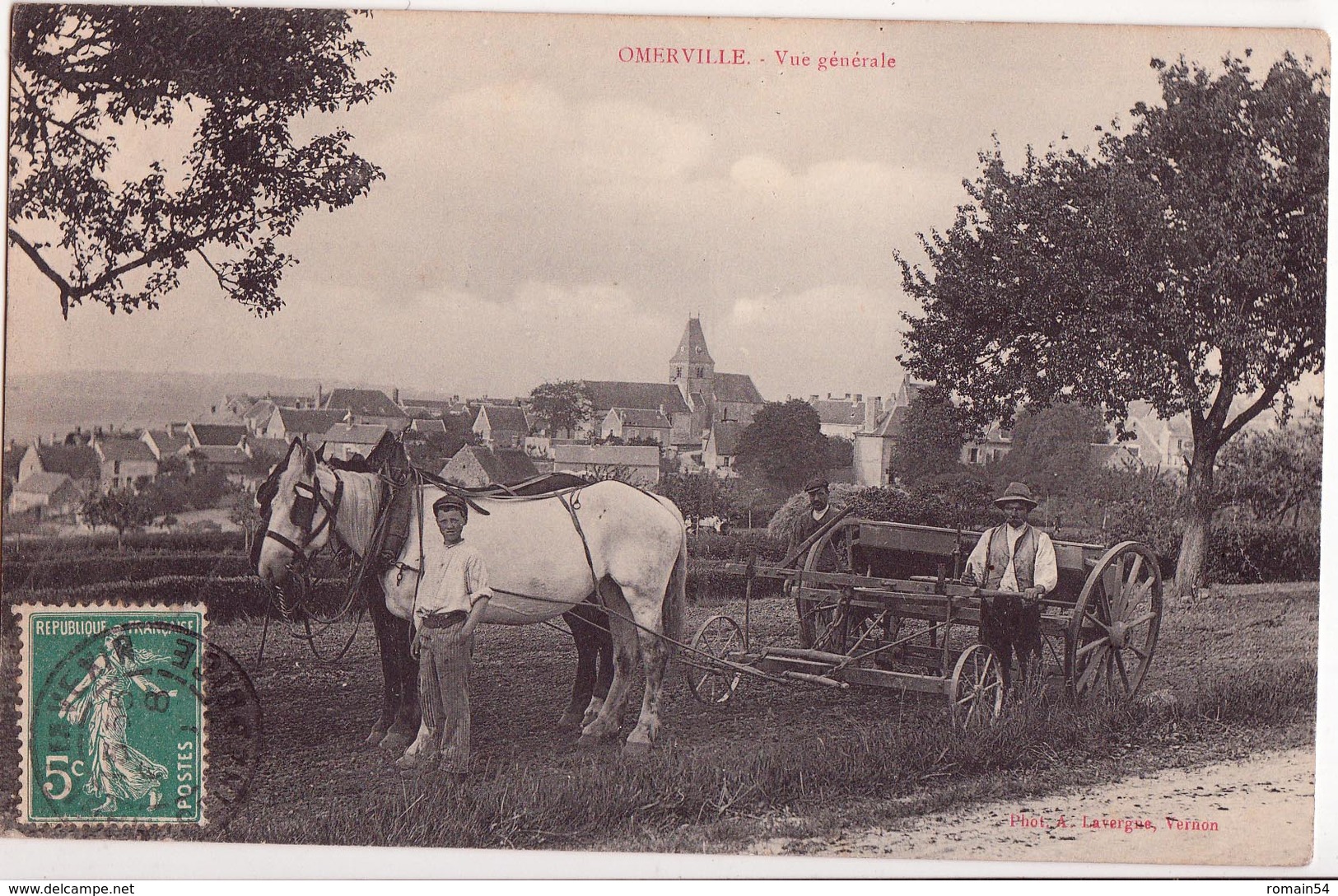 OMERVILLE-AGRICULTURE ET VUE GENERALE - Autres & Non Classés