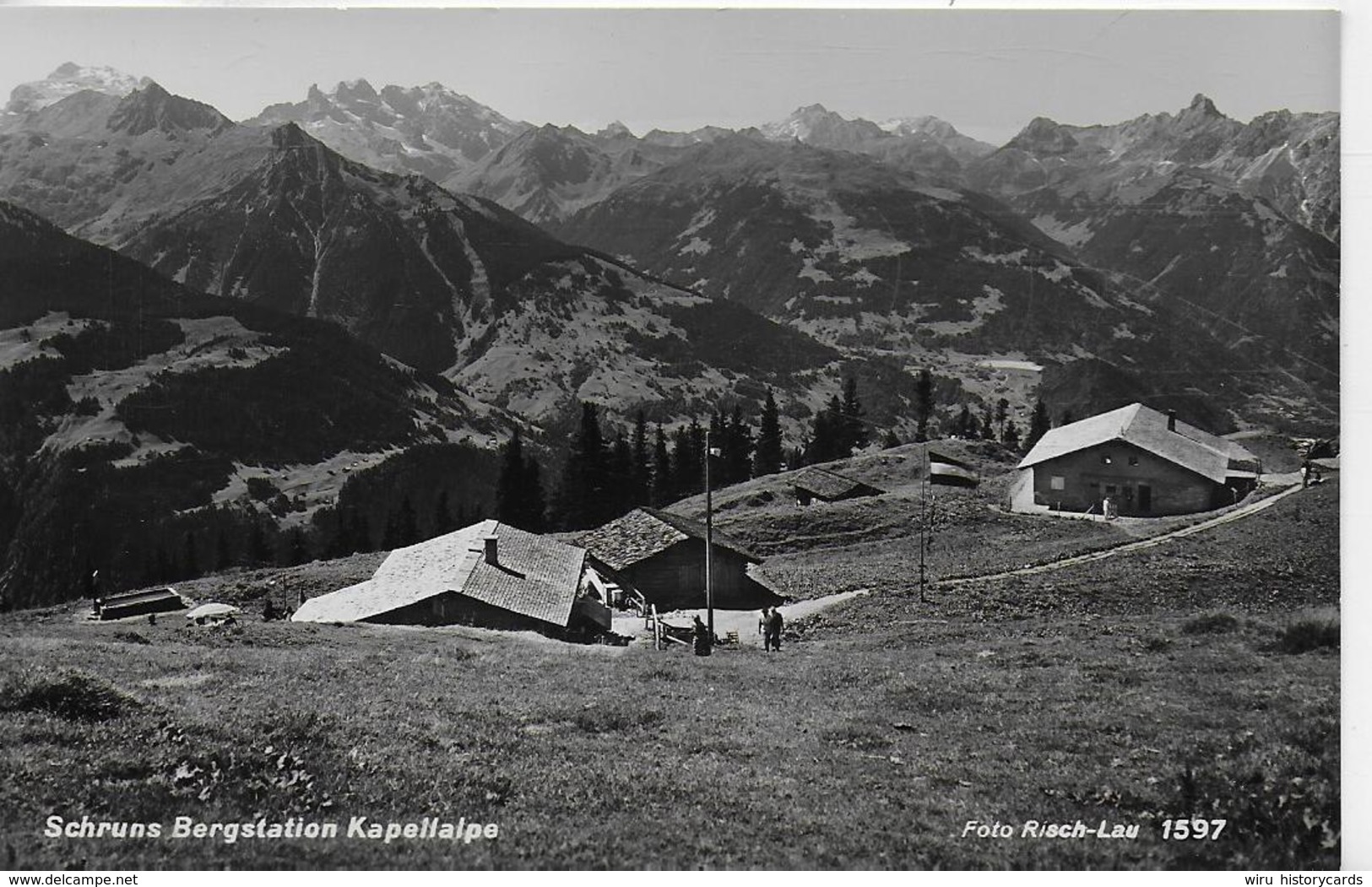 AK 0128  Schruns - Bergstation Kapellalpe / Photo Risch Lau Um 1950 - Schruns