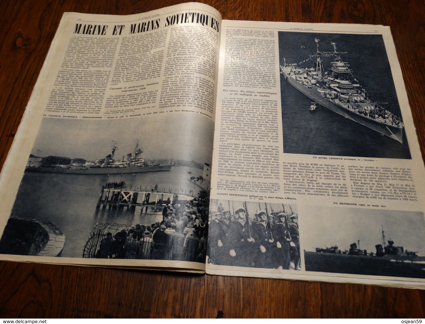 Le patriote illustré N°43 du 27/10/1957.Expo 58:chronique,marine et marins soviétiques,une collision dans la man.