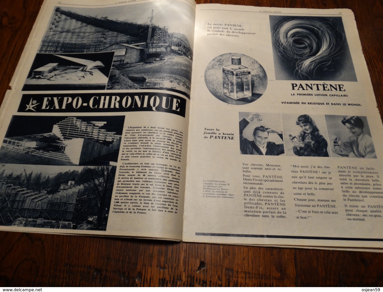 Le patriote illustré N°44 du 03/11/1957.Expo 58:chronique,les réfugiés Hongrois en Belgique,le reflux......Stalingrad.