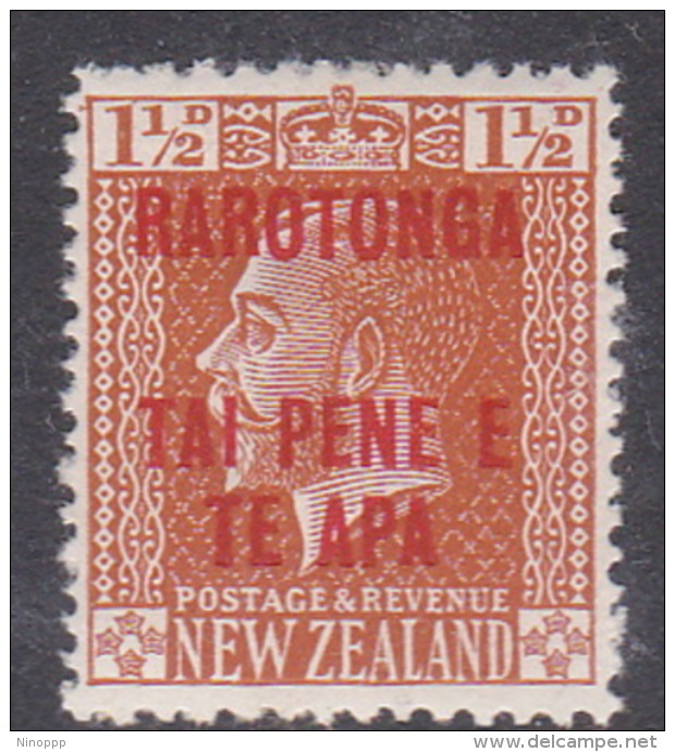 Cook Islands  SG 57 1919 Three Half Penny Orange Brown MNH - Cookeilanden