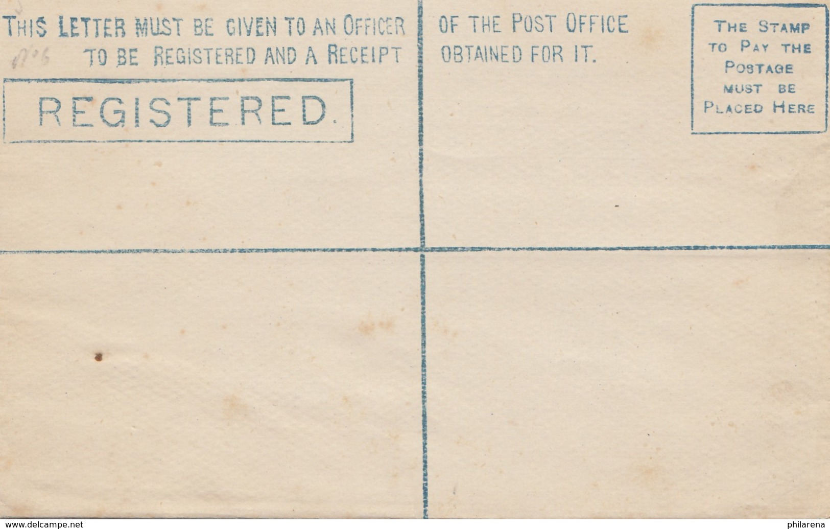 Ceylon: C5 Unused Registered Letter - Sri Lanka (Ceylan) (1948-...)