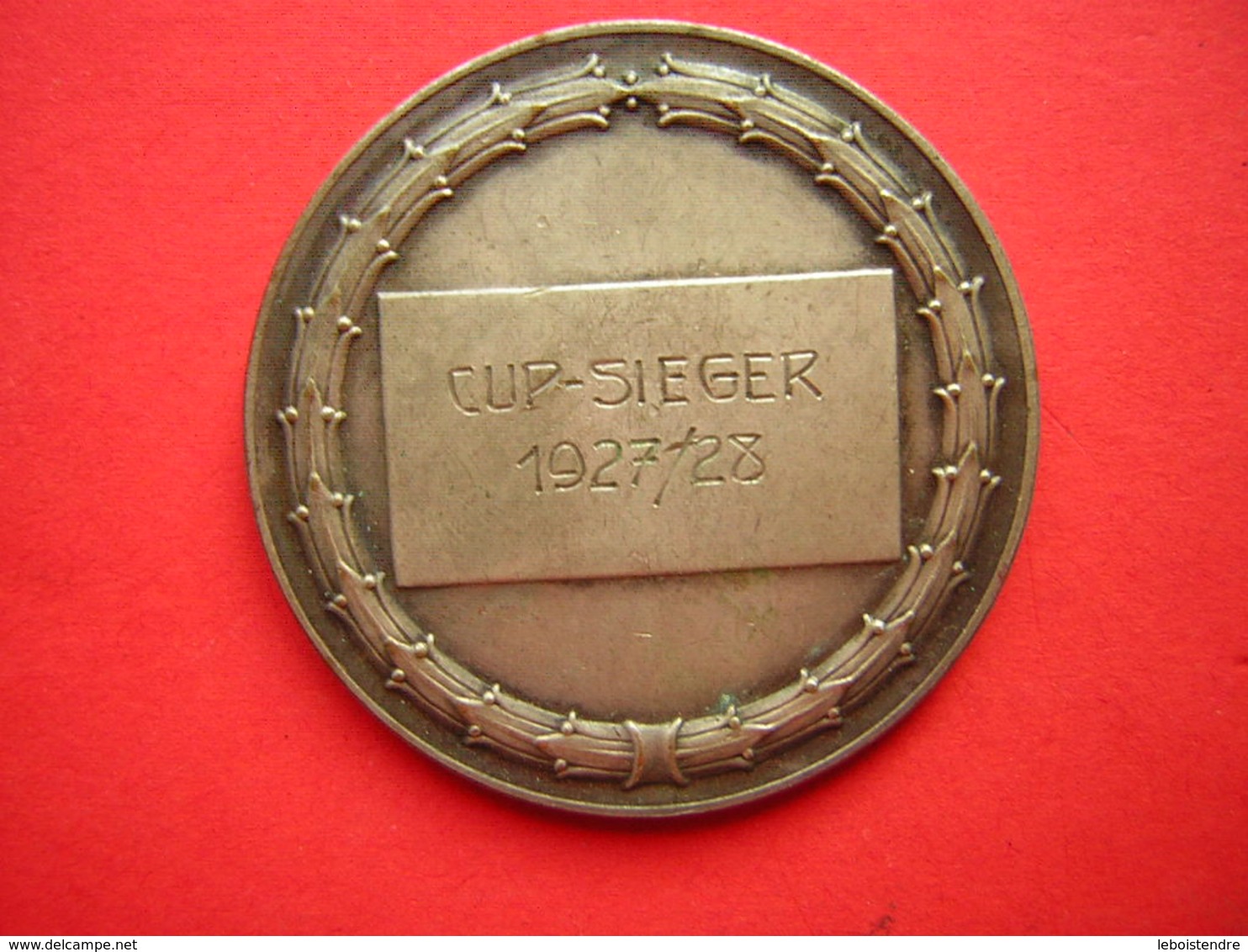 MAIDAILLE SIGNEE R PLACHT  OSTERREICHISCHER HANBALL VERBAND IN WIEN CUP SIEGER 1927 /1928 - Autres & Non Classés