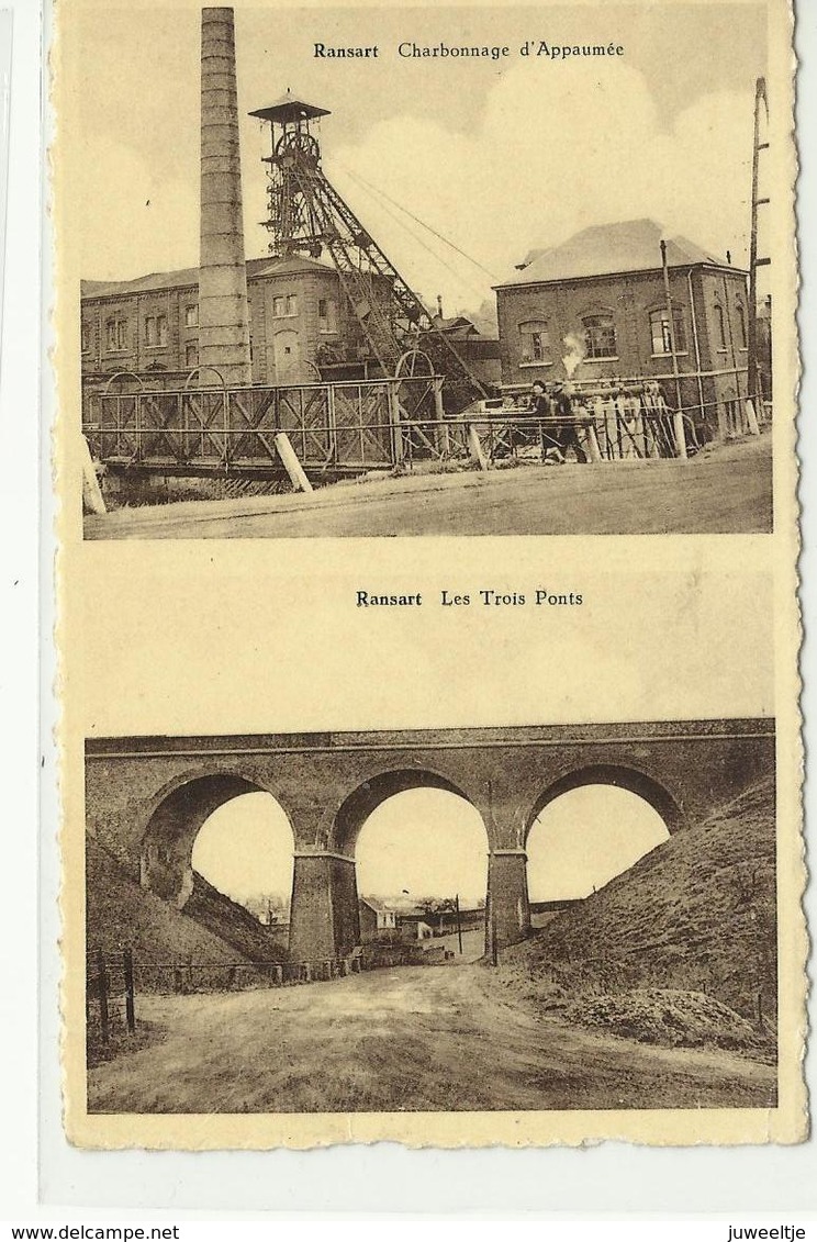 Ransart Charbonnage D'appaumée Les Trois Ponts  (10379) - Charleroi