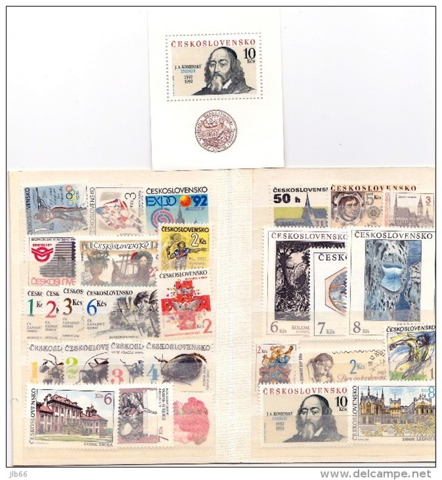 Année 1992 Complète YT 2909 / 2936 BF 89  Neuf Sans Charnière / Mi 3109 / 3137  Block 96 Mint - Annate Complete