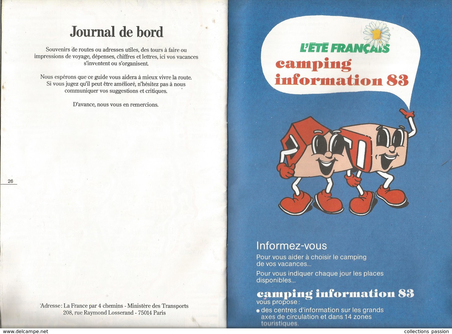 Publicité ,ministère Des Transports ,itieraires Bis , Cartes Routiéres ,31 Pages , 4 Scans , Frais Fr 3.15 E - Carte Stradali