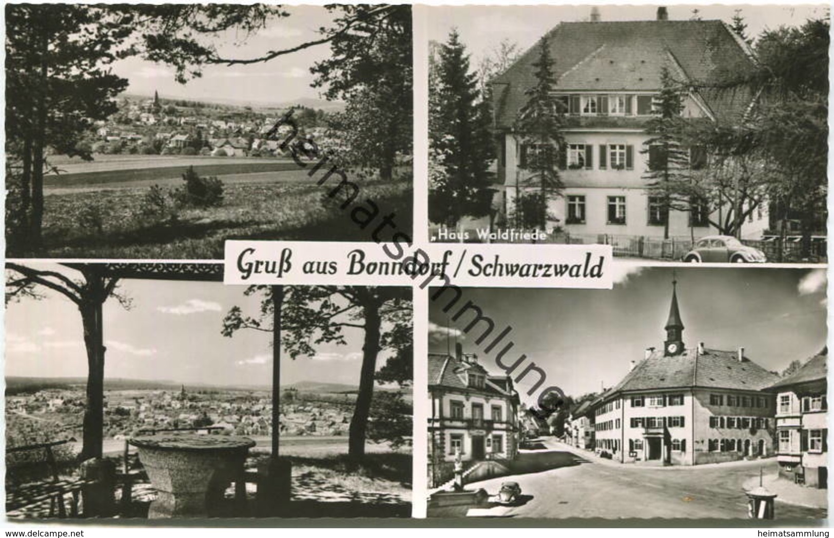 Bonndorf - Haus Waldfriede - Foto-AK - Verlag Ruwo Bonndorf - Bonndorf