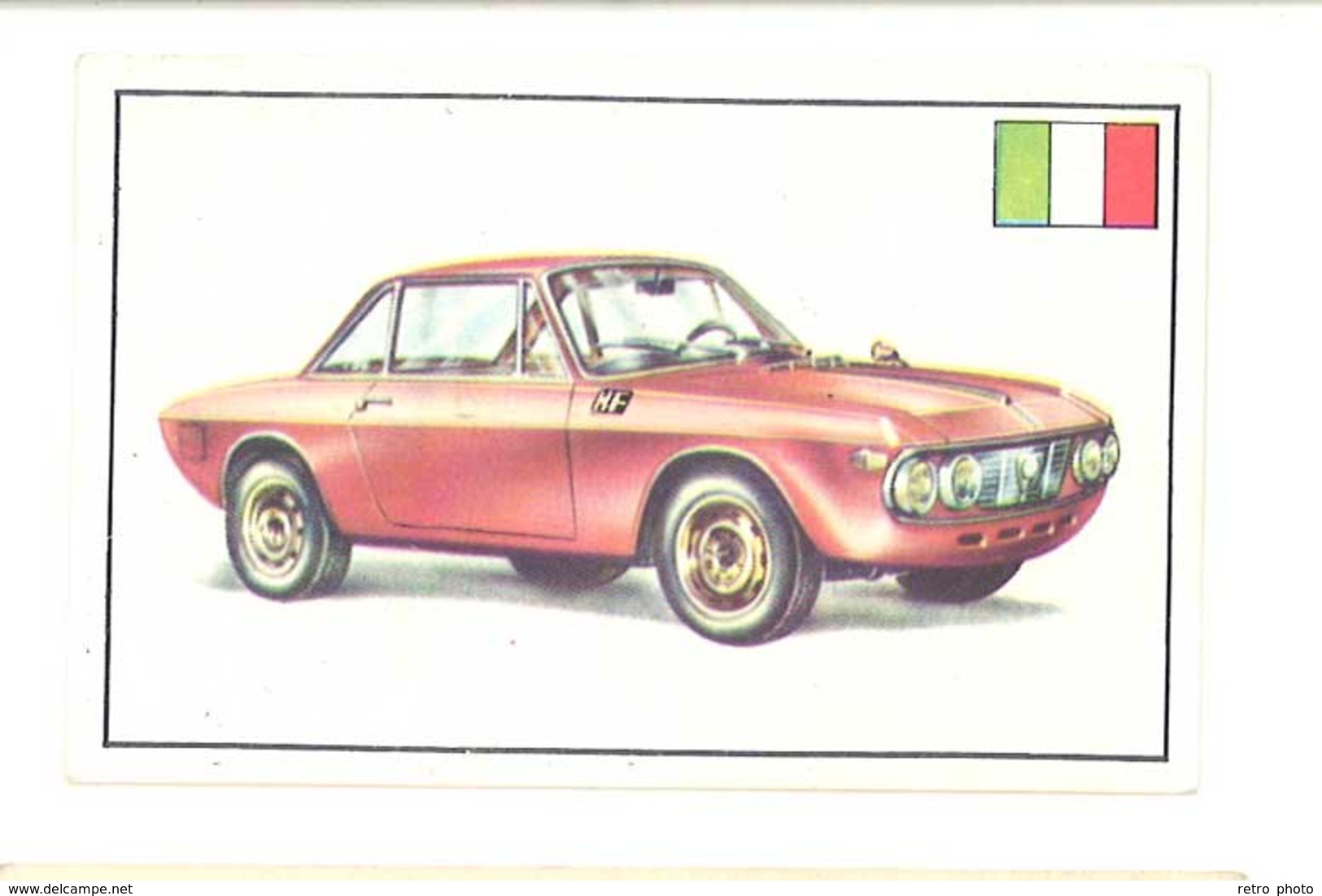 Petite Carte Chromo Automobile Lancia Fulvia ( Jeunesse Collections ) - Autres & Non Classés