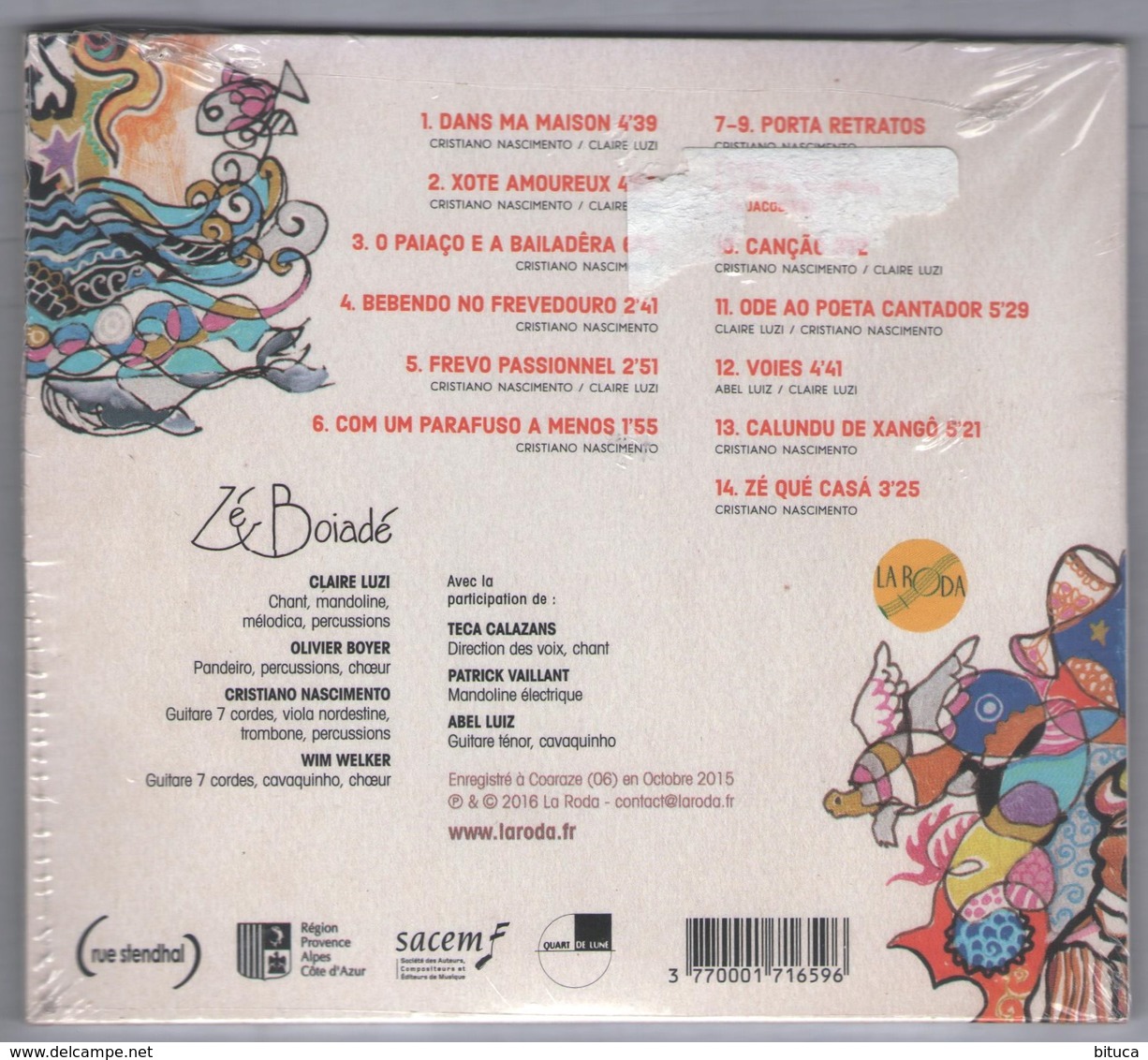 CD 14 TITRES Zé BOIADé ZE QUE CASA NEUF SOUS BLISTER & TRèS RARE - World Music