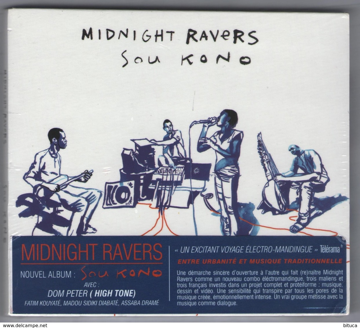 CD 11 TITRES MIDNIGHT RAVERS SOU KONO NEUF SOUS BLISTER & TRèS RARE - Música Del Mundo