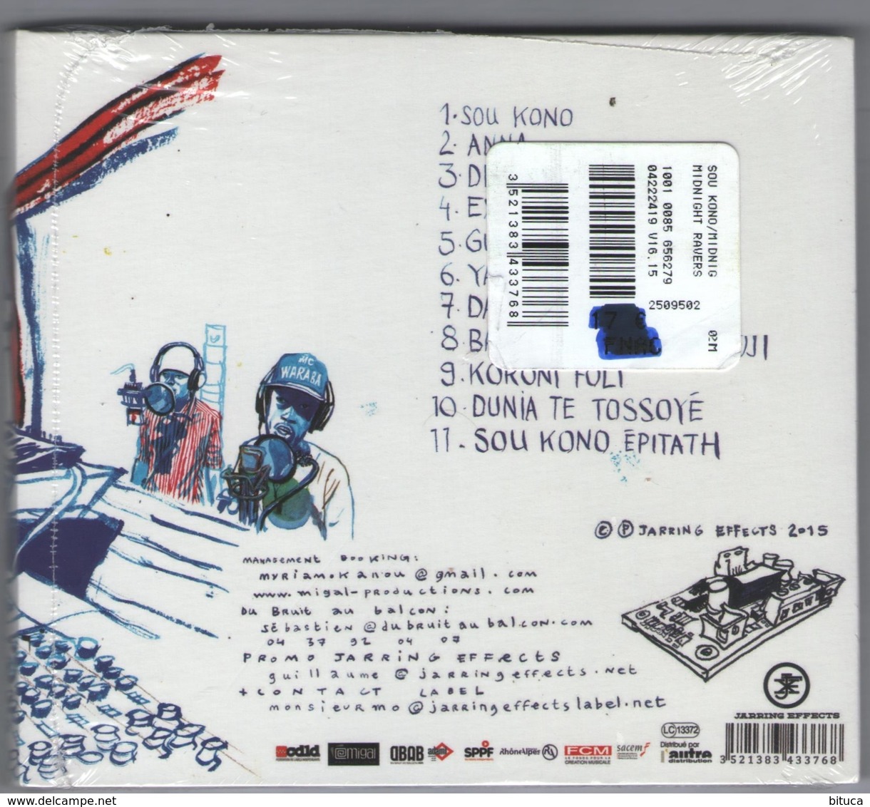 CD 11 TITRES MIDNIGHT RAVERS SOU KONO NEUF SOUS BLISTER & TRèS RARE - Wereldmuziek