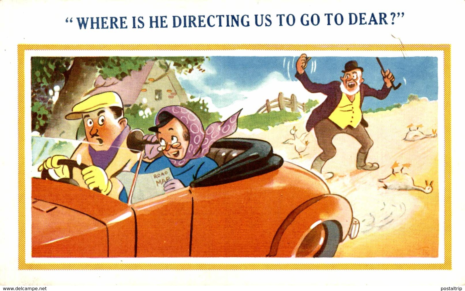 WHERE IS THE DIRECTING US TO GO TO DEAR? - Humour