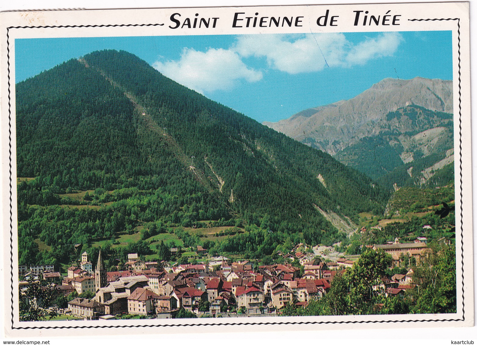 Saint-Etienne De Tinée - Vue Générale, Cime De La Pinatelle Alt. 1801 M. - (AM, France) - Saint-Etienne-de-Tinée