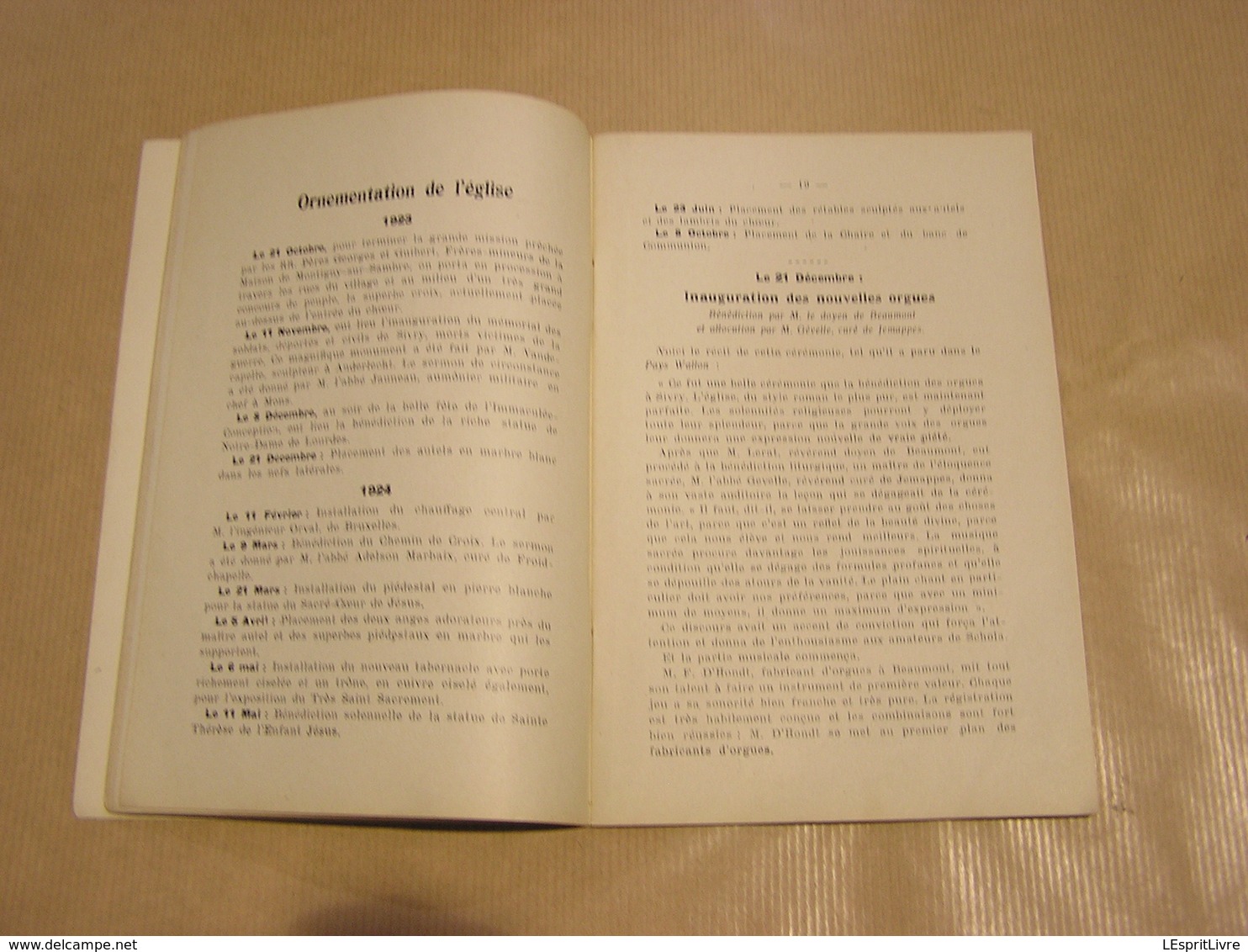 SIVRY Avant la Guerre , Aux Journées des 25 et 26 Août 1914 Souvenirs de Sivry Nicaise Régionalisme Hainaut Rance 14 18