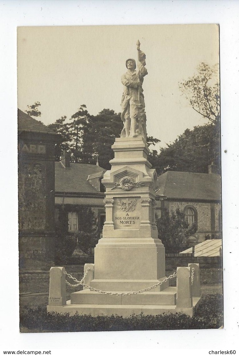 CPA 76 Carte Photo  31 Juillet 1921 Par Hervé Sassetot Le Mauconduit Monument Aux Morts - Altri & Non Classificati