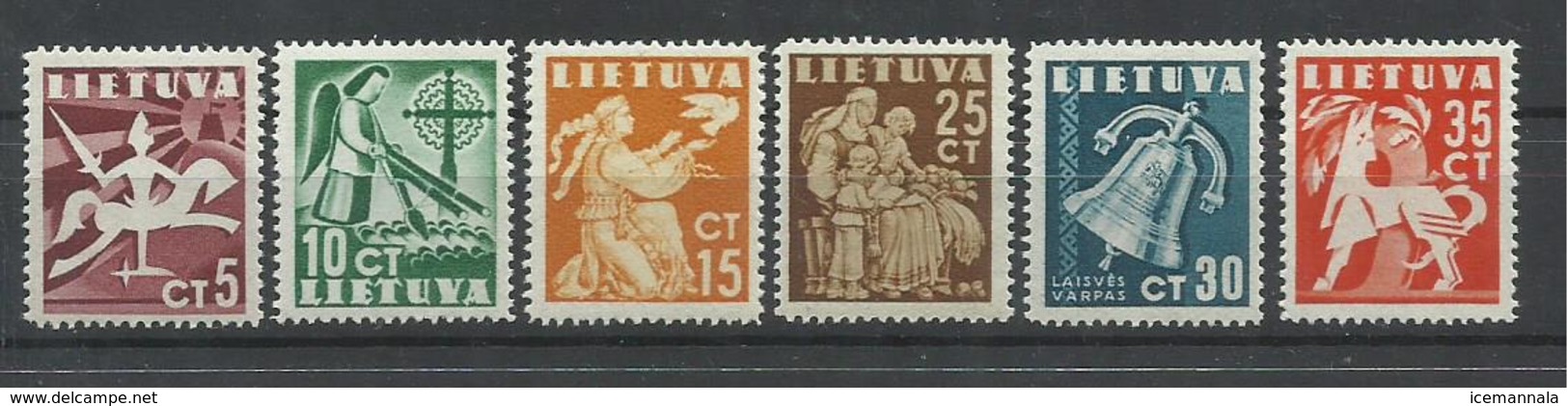 LITUANIA YVERT 376/81   MNH  ** - Lituania