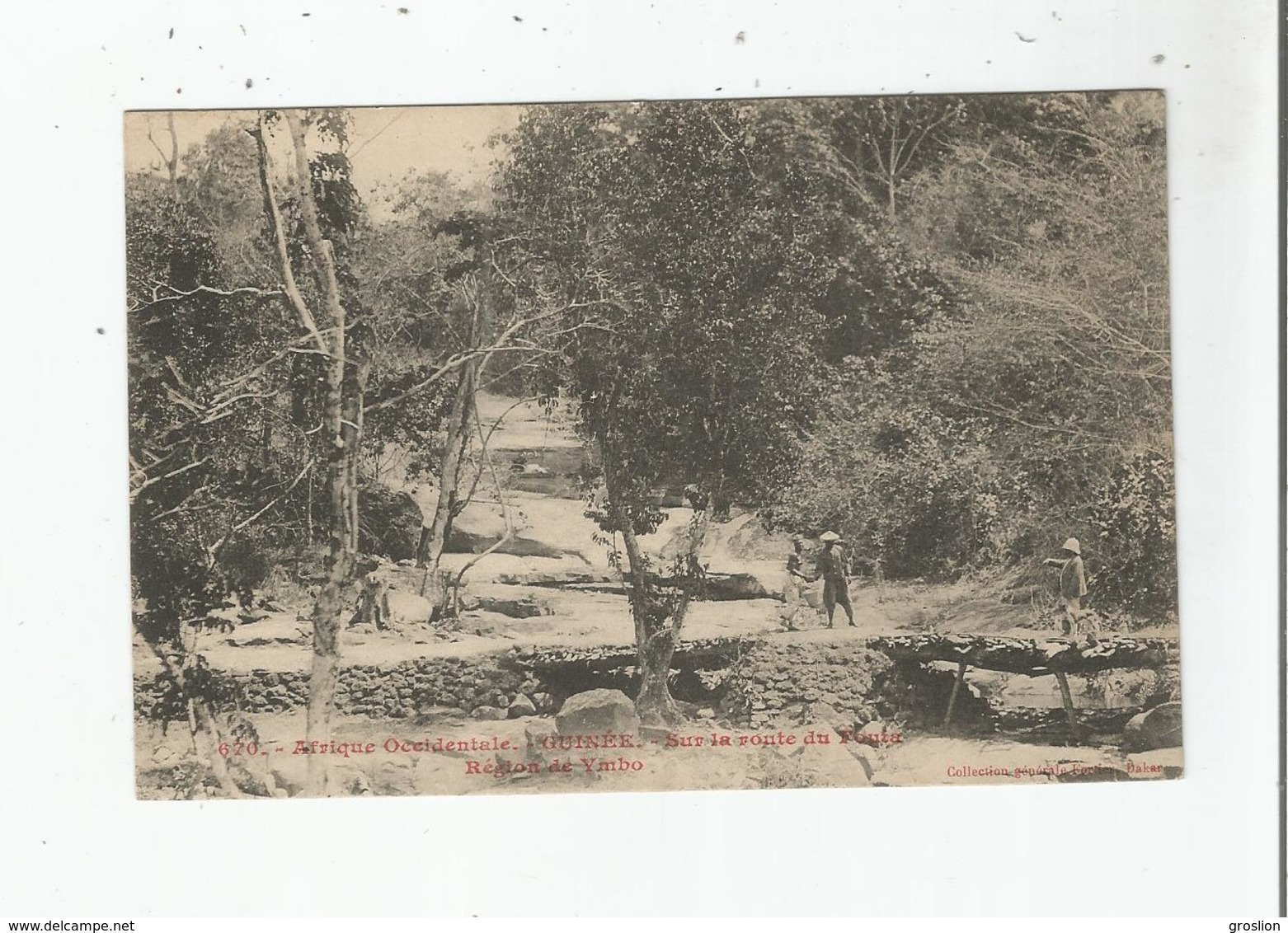 GUINEE 670 AFRIQUE IOCCIDENTALE SUR LA ROUTE DU FOUTA REGION DE YMBO 1914 - Guinée Française