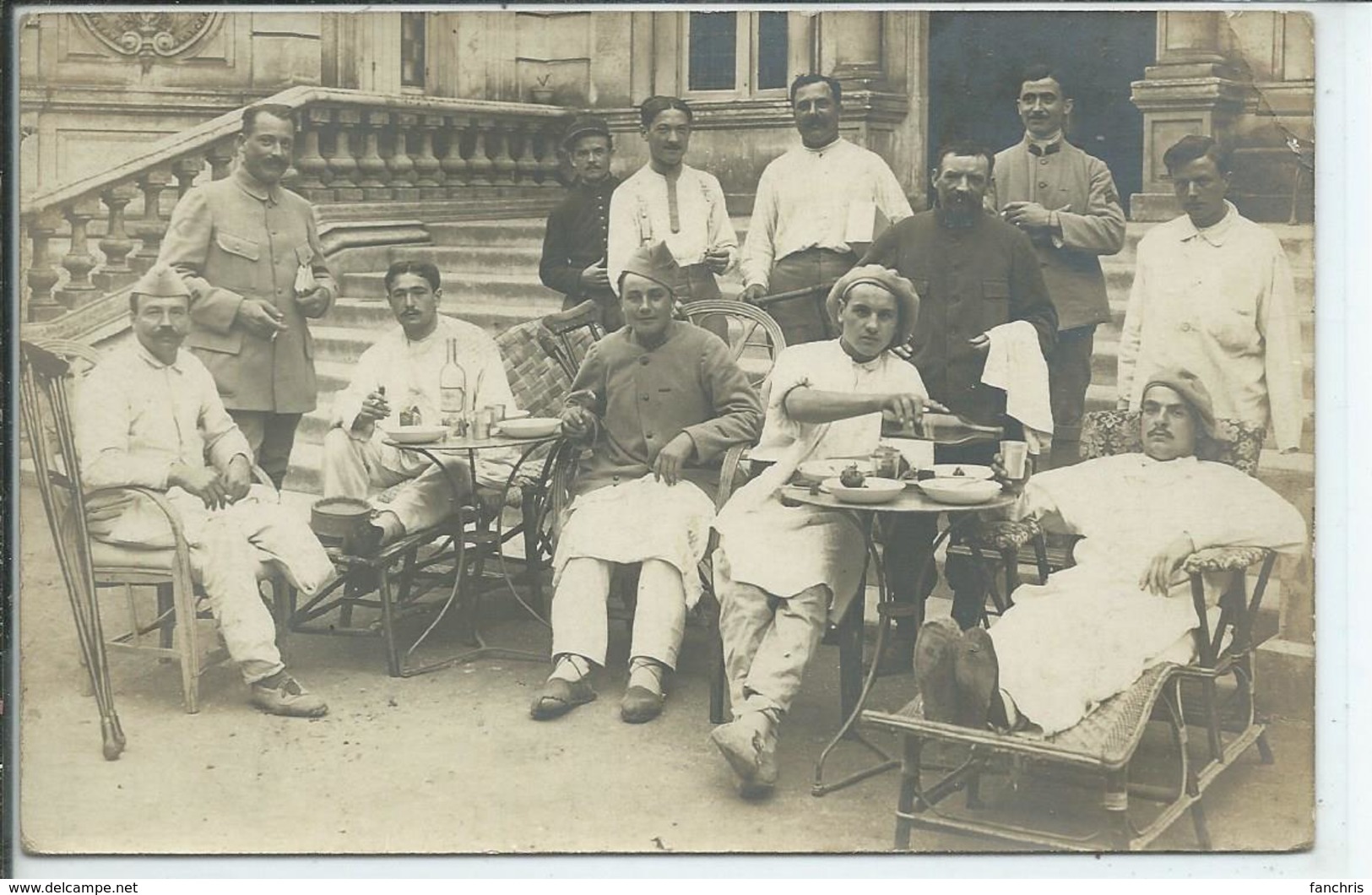 Blessés -carte -photo Lavaud Cognac - Guerre 1914-18