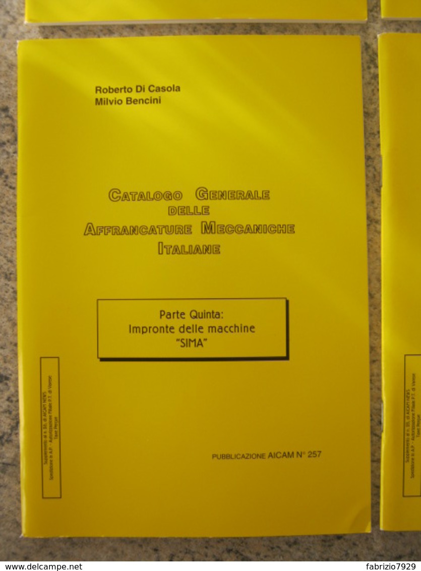 WL ITALIA - AFFRANCATURE MECCANICHE EMA METER AICAM - CATALOGO GENERALE 8 VOLUMI TOTALE 250 PAGINE