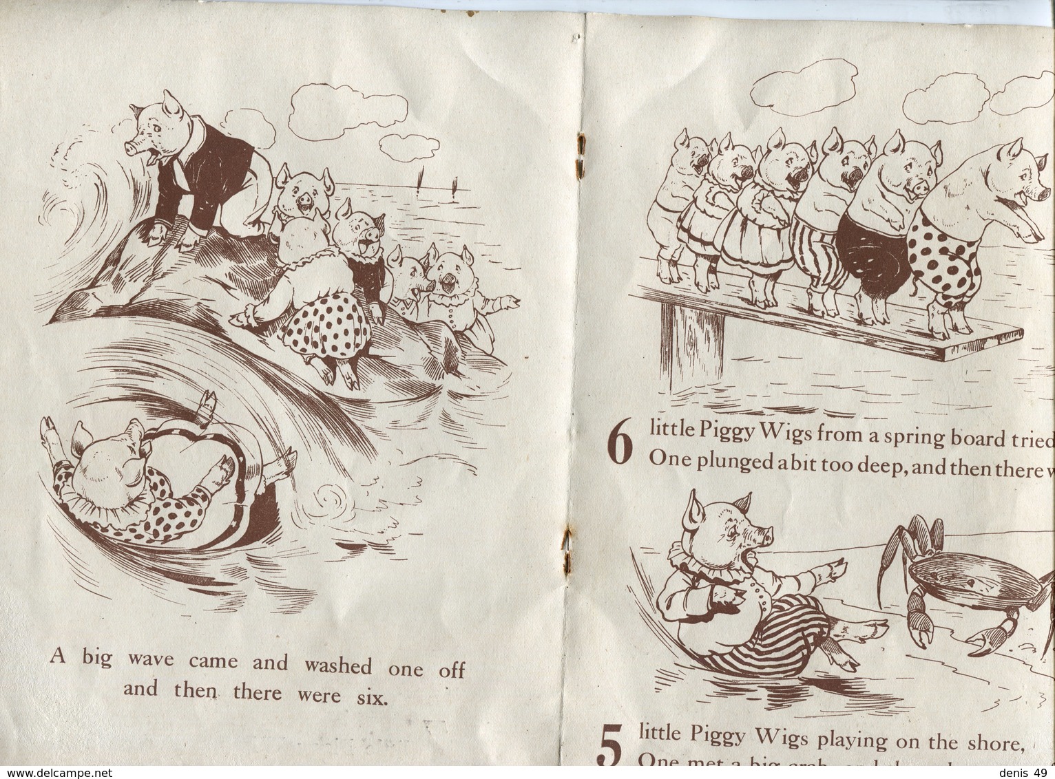 Ten Little Piggies (1925) Kennedy - Geïllustreerde Boeken