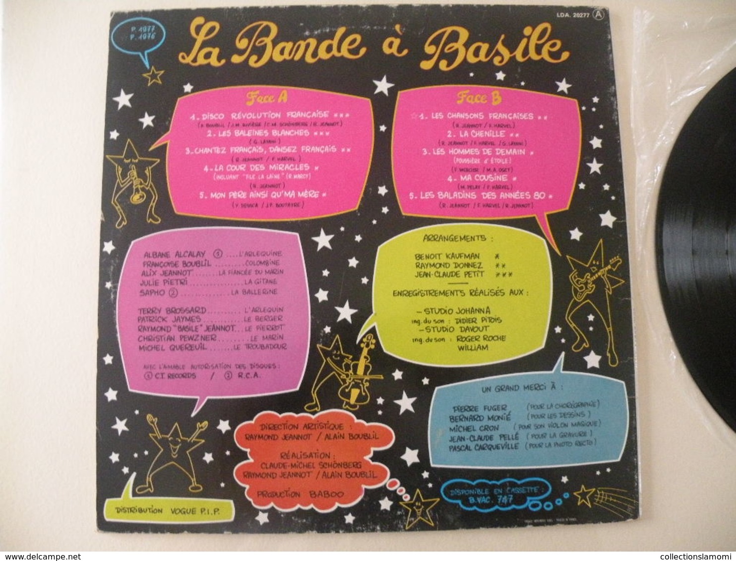 La Bande à Basile 1977 (Titres Sur Photos) - Vinyle 33 T LP - Autres - Musique Française