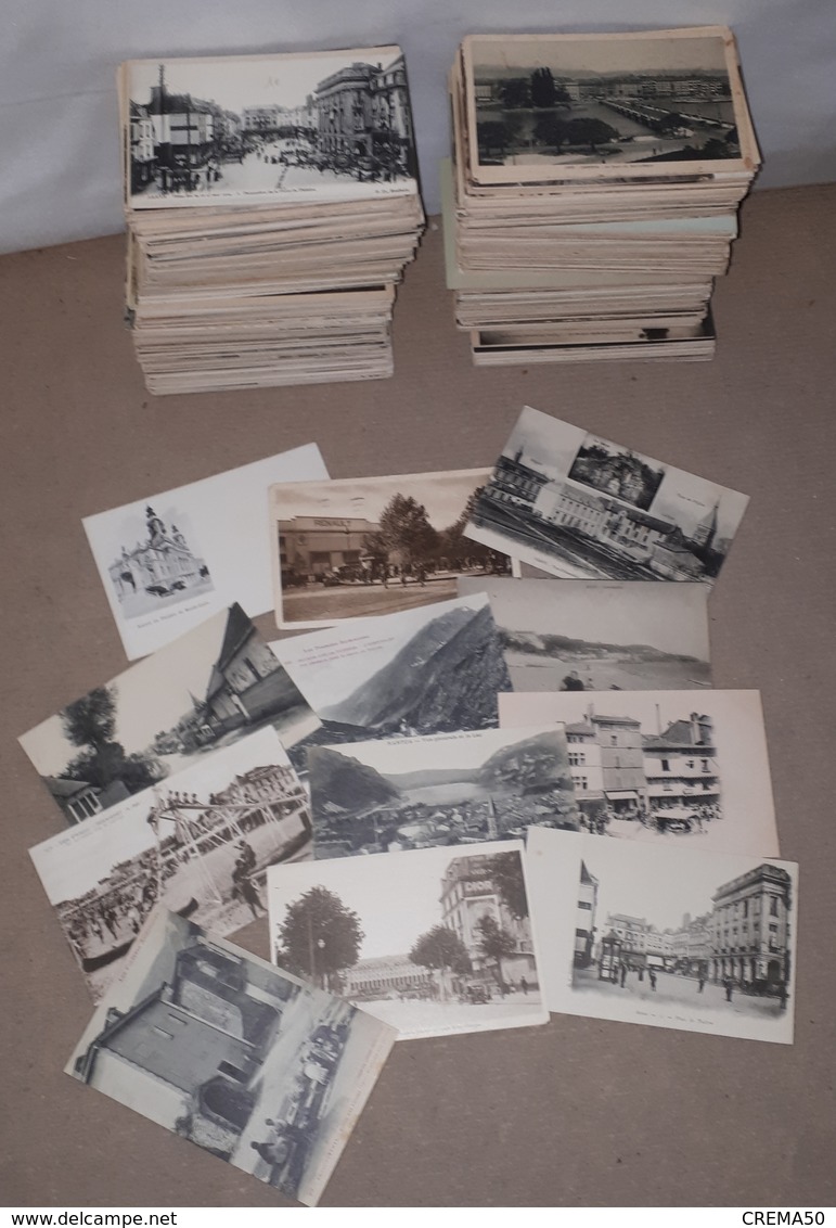 Lot De 1000 Cartes Postales Anciennes: CPA: France, Pas De Paris, Ni Lourdes. - 500 CP Min.