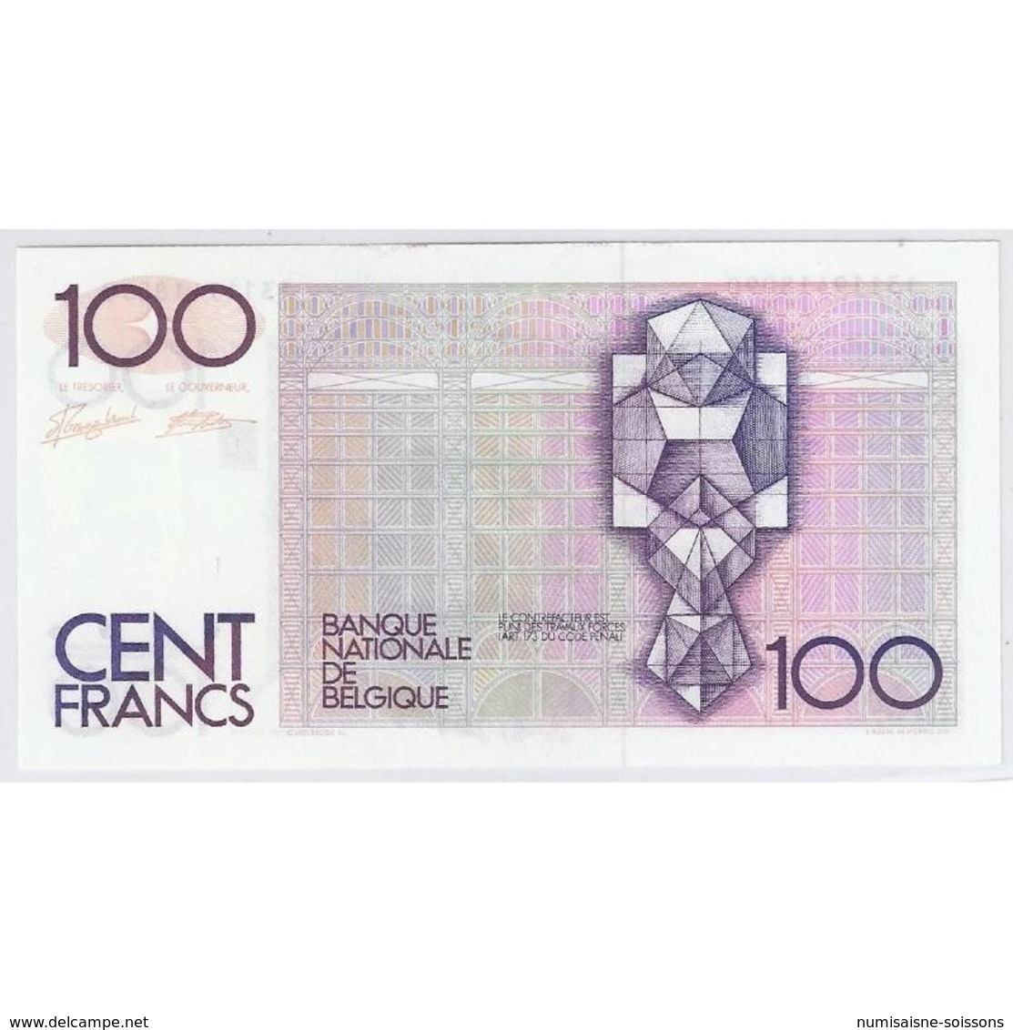 BELGIQUE - PICK 140 - 100 FRANCS 1978-1981 - NEUF - - [ 1] …-1830 : Before Independence