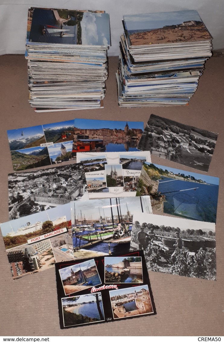 Lot De 800 Cartes Postales (grand Format) : France, Pas De Paris, Ni Lourdes - 500 CP Min.