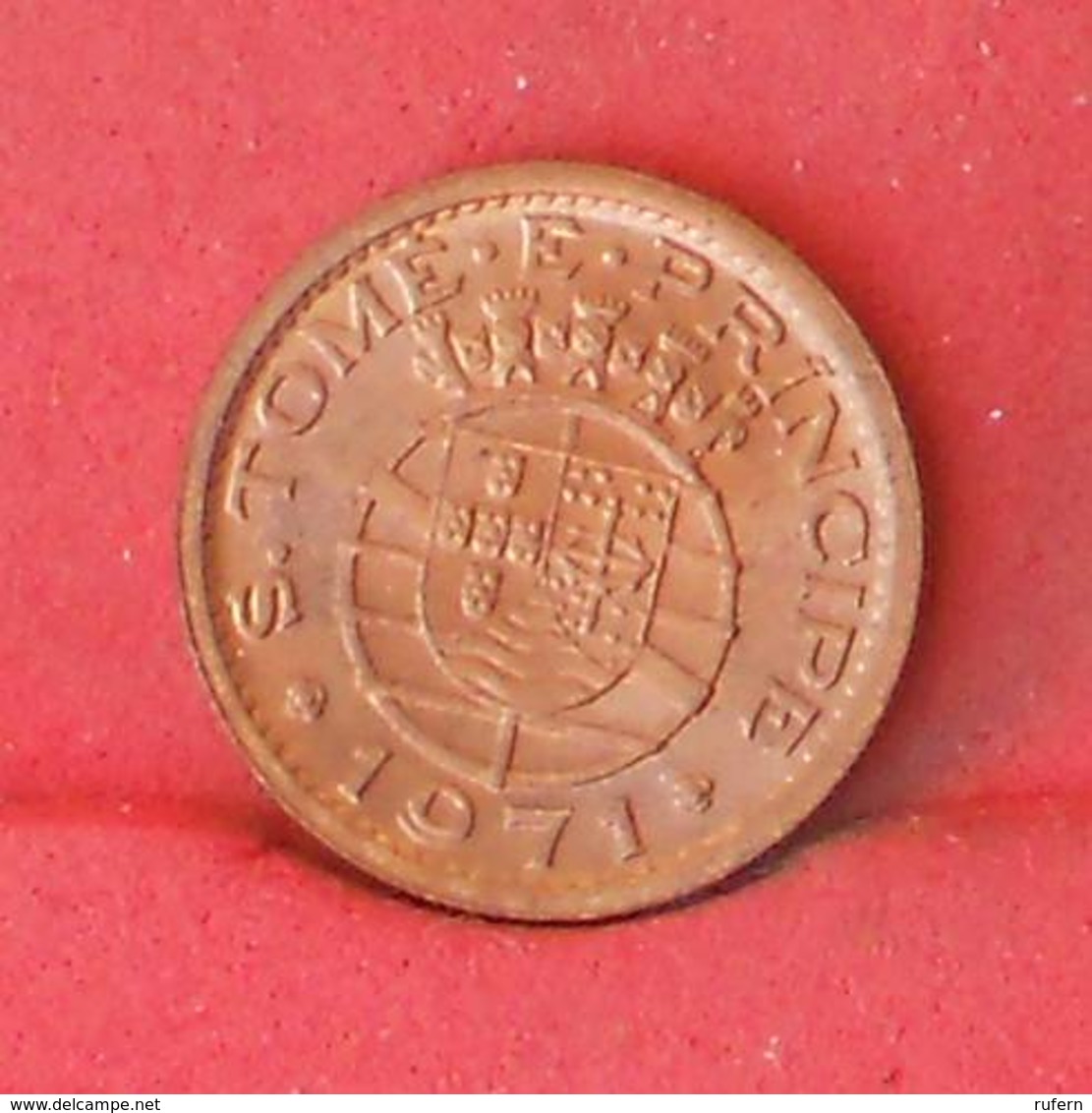 SAINT THOMAS Y PRINCIPE 20 CENTAVOS 1971 -    KM# 16,1 - (Nº27203) - Sao Tome Et Principe