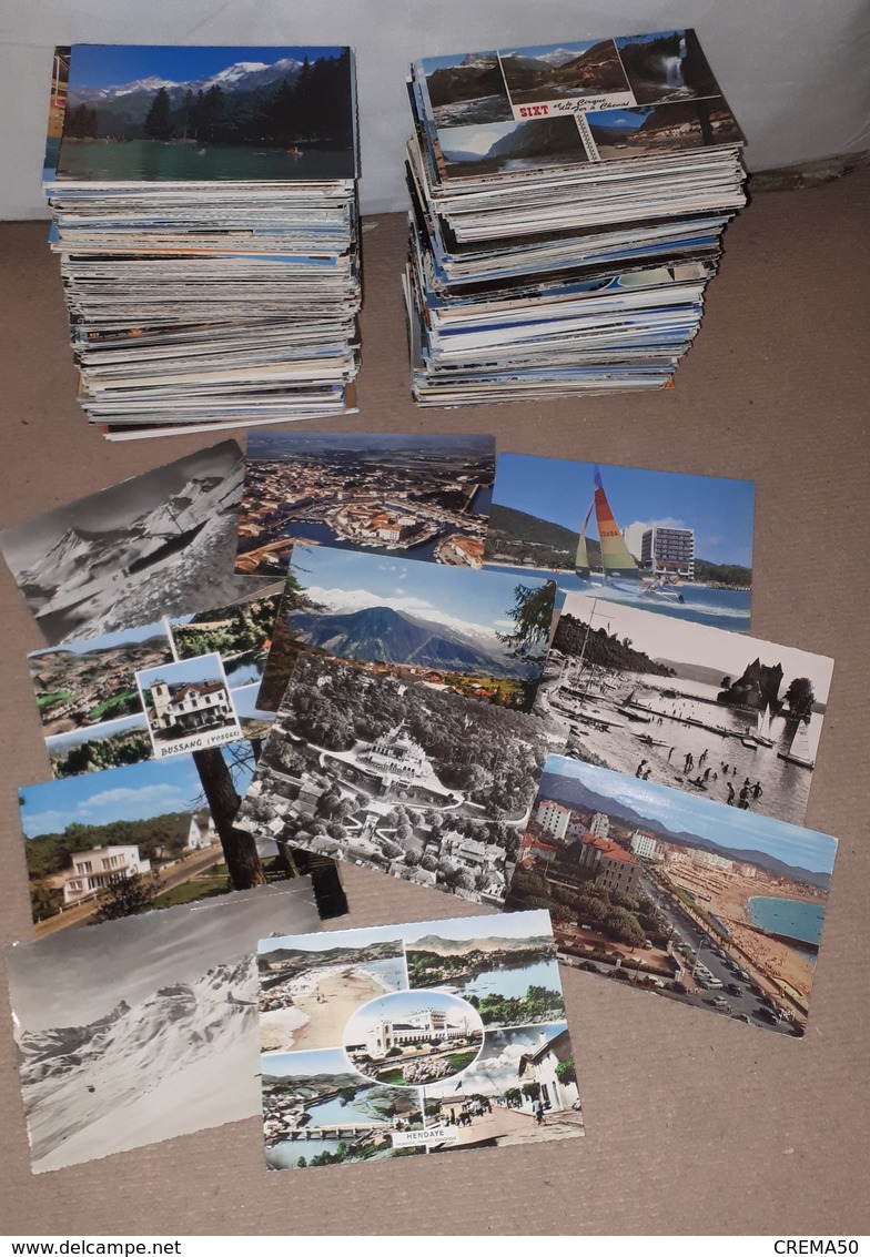 Lot De 800 Cartes Postales Ms Et M Gf : France, Pas De Paris, Ni Lourdes - 500 Postkaarten Min.