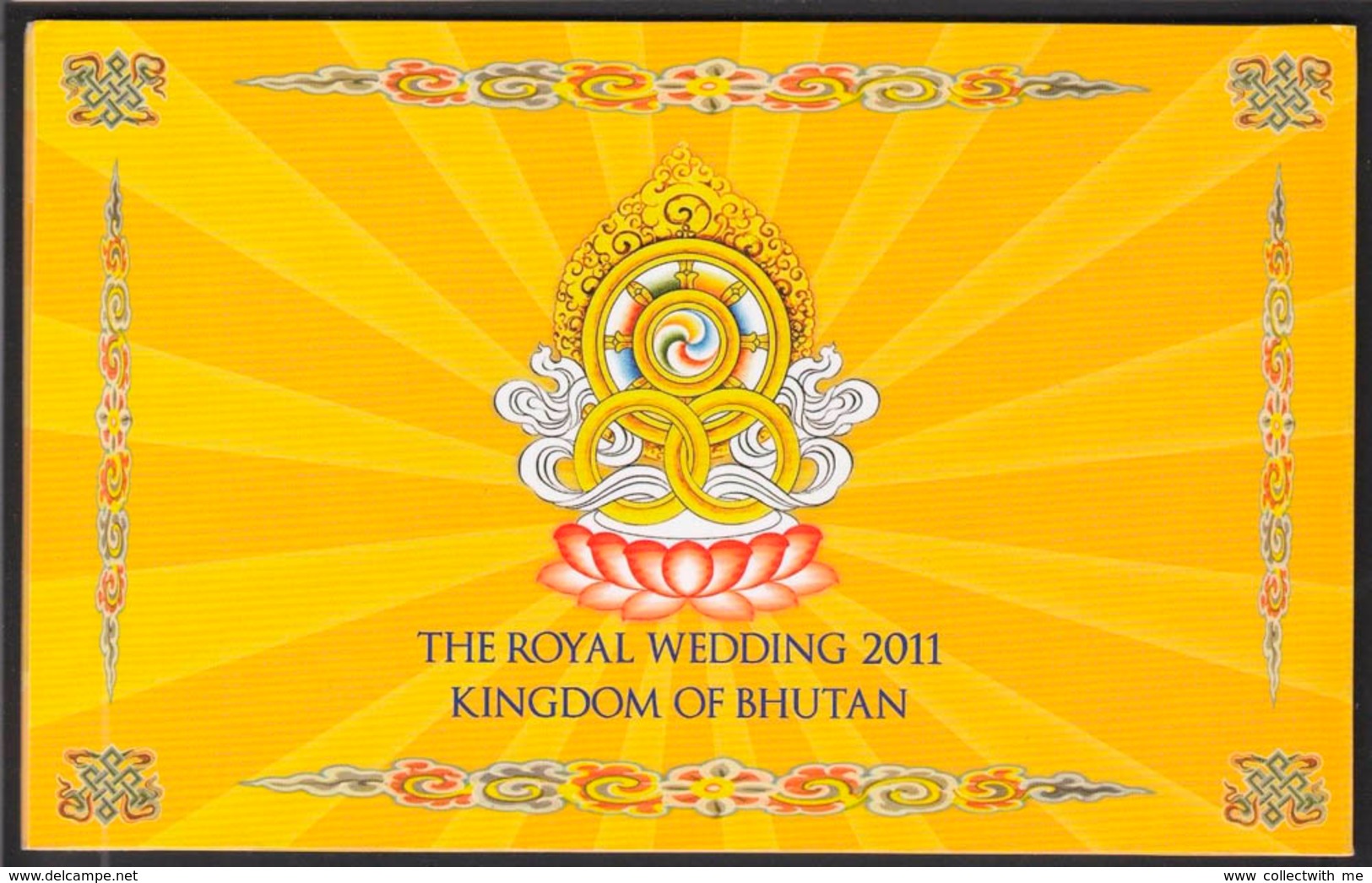 Bhutan 100 Ngultrum 2011 UNC Commemorative Note In Folder S/number RW 0181181 - Bhoutan