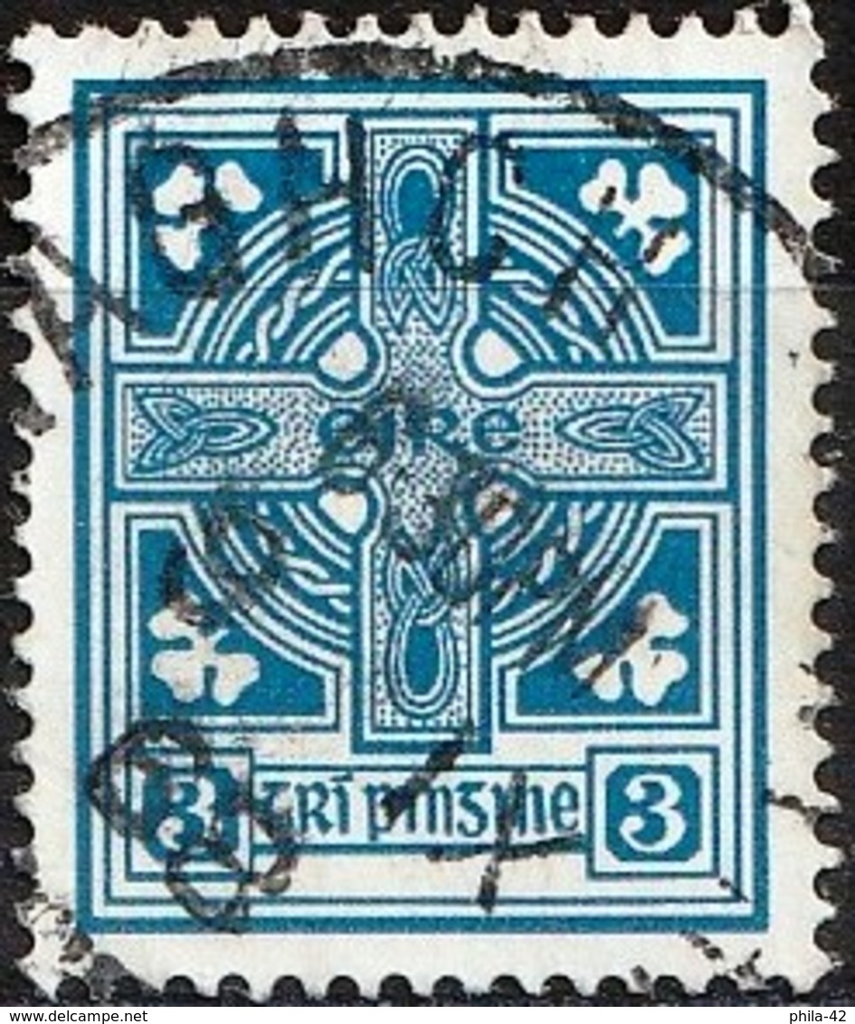 Ireland 1967 - Mi 76D - YT 193 ( Celtic Cross ) - Used Stamps