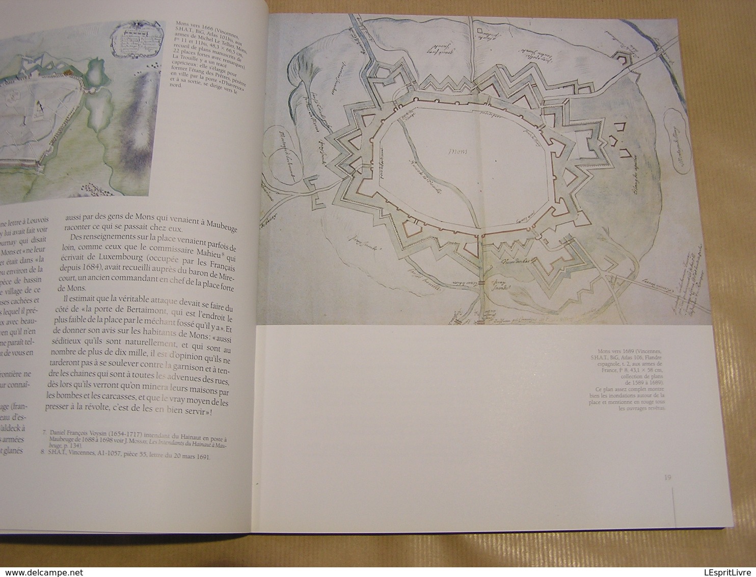 1691 LE SIEGE DE MONS PAR LOUIS XIV Régionalisme Hainaut Guerre Occupation Française Fortitications Vauban Carte Plan