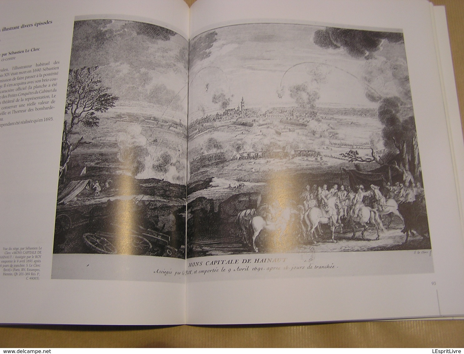 1691 LE SIEGE DE MONS PAR LOUIS XIV Régionalisme Hainaut Guerre Occupation Française Fortitications Vauban Carte Plan