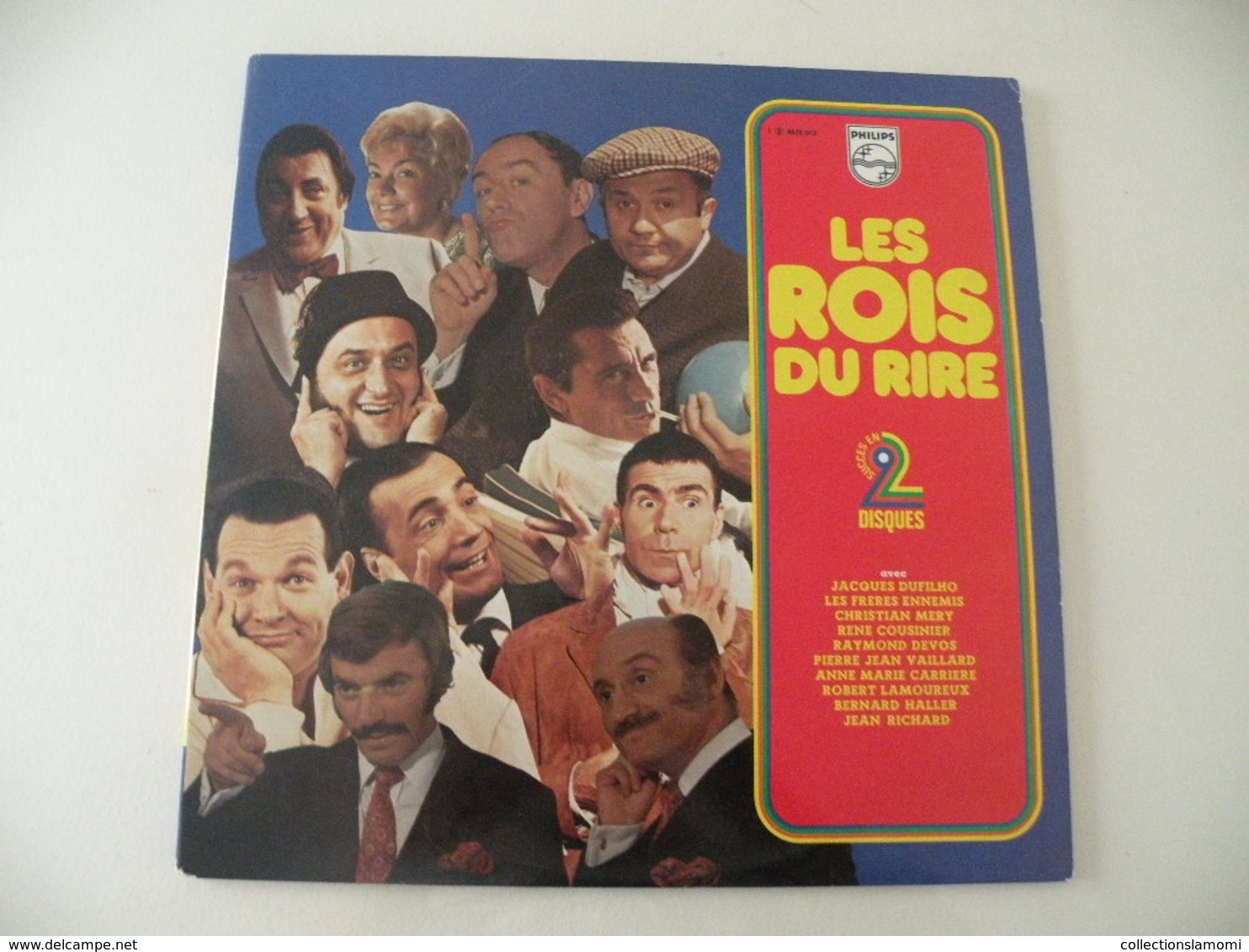 Les Rois Du Rire Français.Des Années 1959 à 1972 (Titres Sur Photos) - Vinyle 33 T LP Double Album - Humour, Cabaret