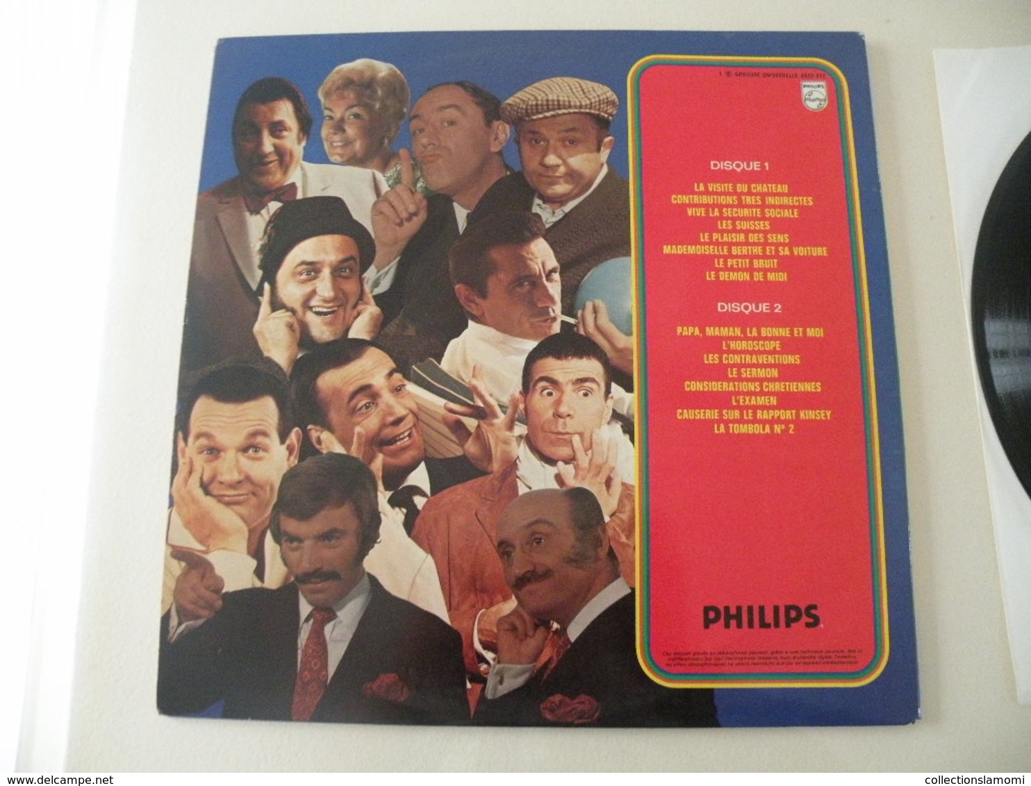 Les Rois du Rire Français.Des années 1959 à 1972 (Titres sur photos) - Vinyle 33 T LP Double album