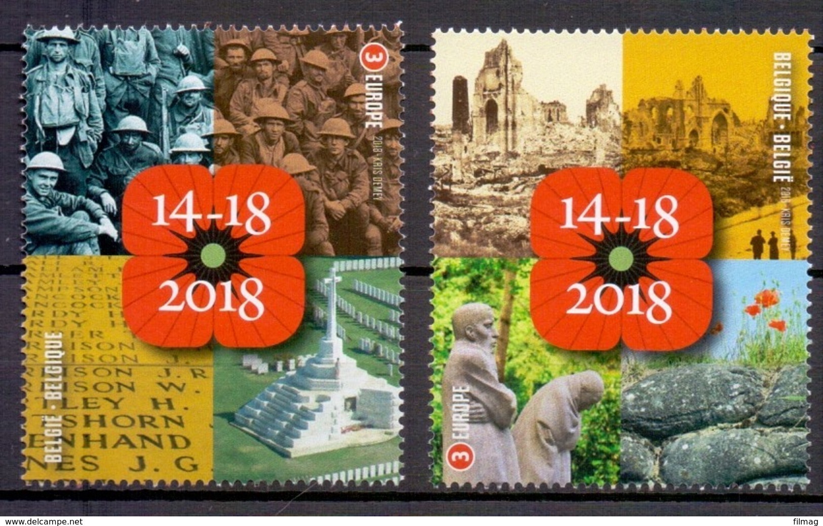 2018 In Flanders Fields Postfris** - Neufs